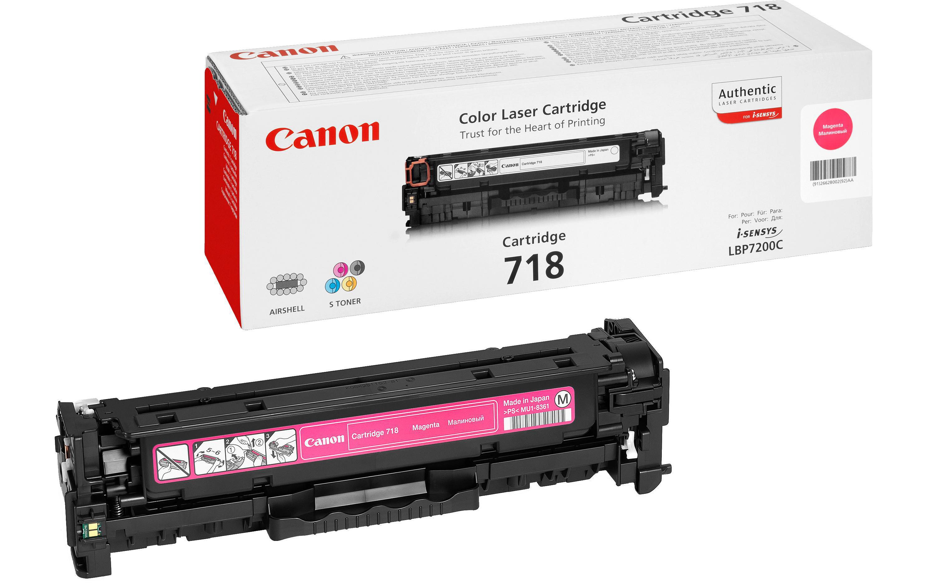 Toner 718 / 2660B002 MagentaToner, magenta