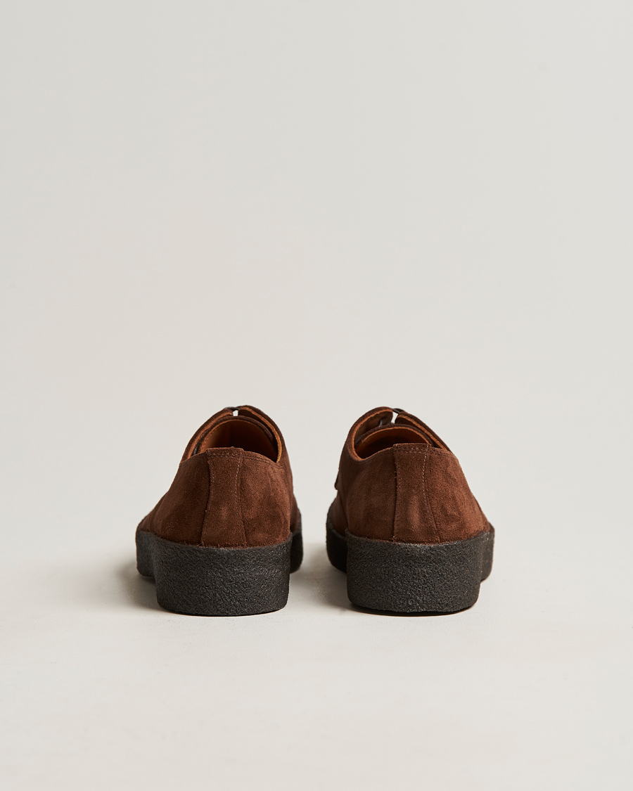 Sanders Gibson Lo Top Derby Polo Snuff Suede