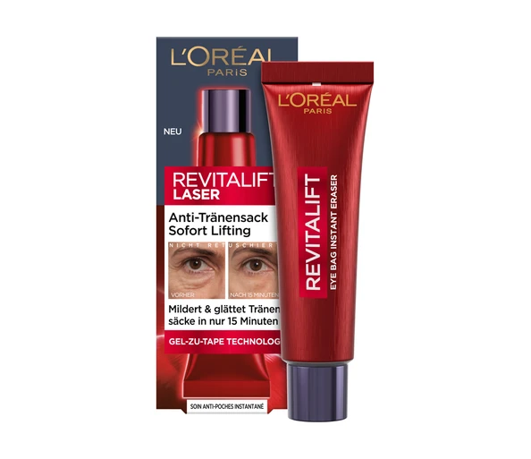 L'ORÉAL PARIS Revitalift Laser Anti-Tränensack Sofort Lifting Augenpflege