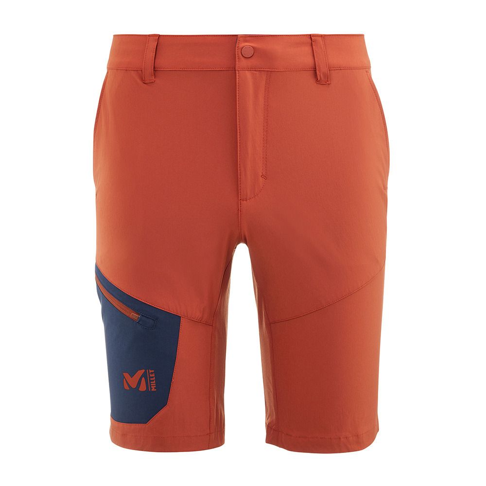 Millet WANAKA STRETCH II - Short Homme rust/saphir
