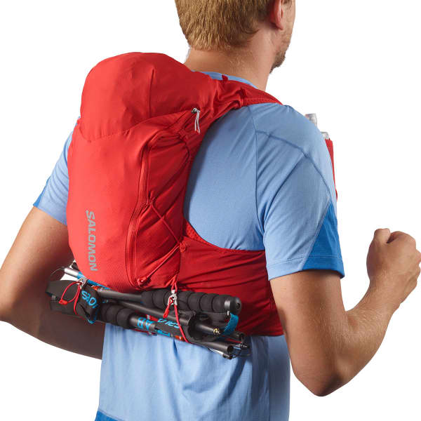 Sac trail SALOMON ADV SKIN 12 SET GOJI BERRY/EBONY