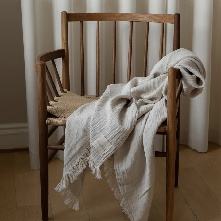 Elvang - Lavender Decke, 130 x 180 cm, braun