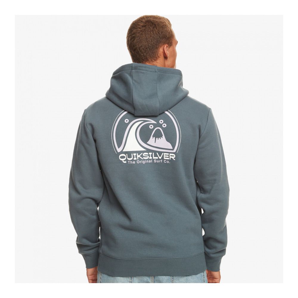 Quiksilver CLEAN CIRCLE - Sweat Homme dark slate
