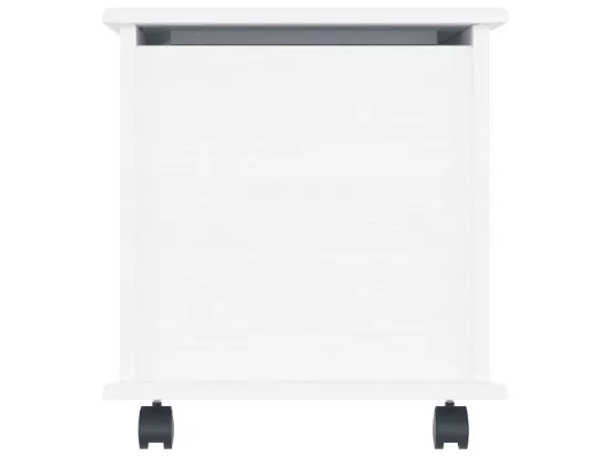 Coffre de rangement et roulettes ALTA blanc 73x39,5x43 cm