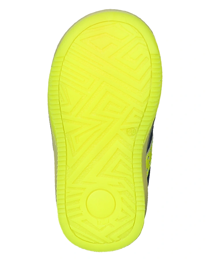 Schnür-Lauflernschuhe ACTIVE in navy/gelb