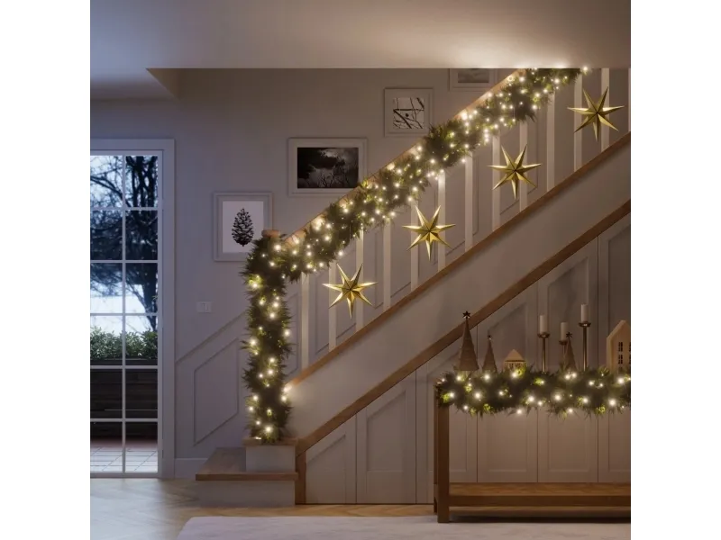 Nanoleaf Smart Holiday - Kædelys - LED - 18 W - 16 millioner farver/tunebar hvid - 2700-6500 K - sort