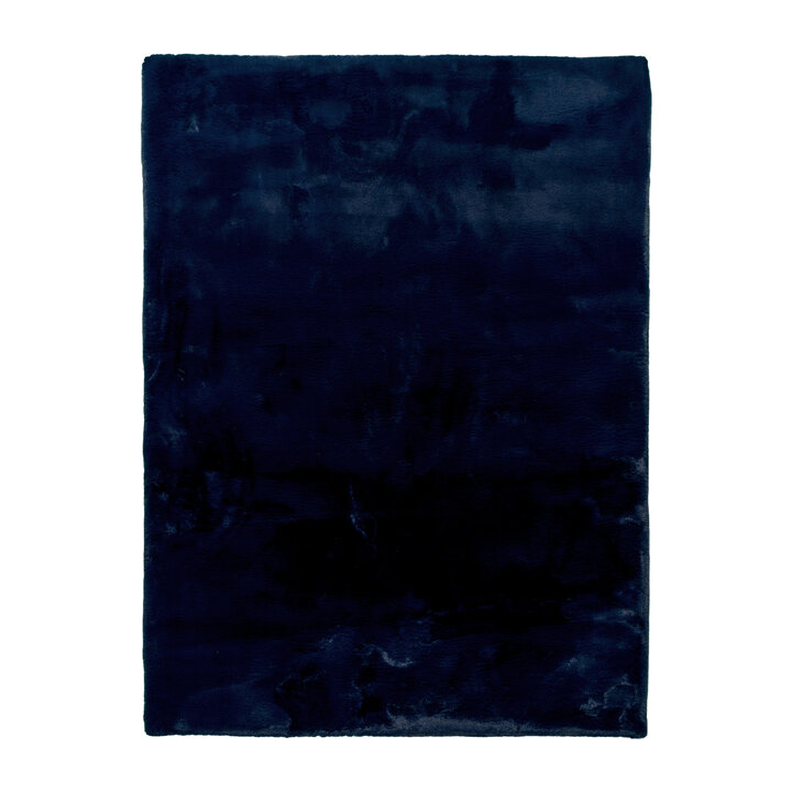 Zacht Hoogpolig vloerkleed - Comfy Supreme Donkerblauw