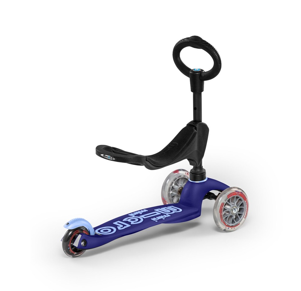 Micro - Mini 3-i-1 Deluxe Løbehjul - Blå