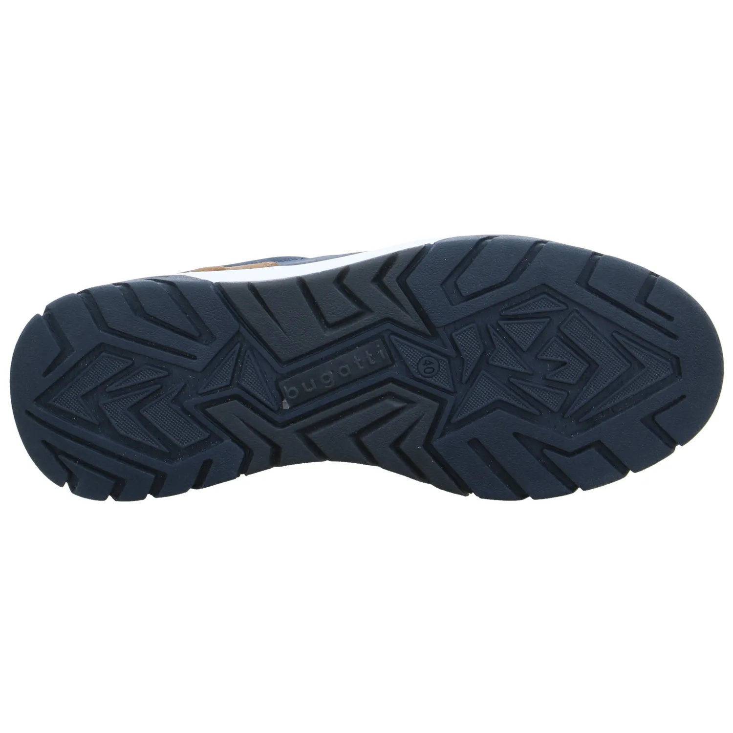 BUGATTI SHOES Halbschuhe Sneaker Stoff Blau Textil