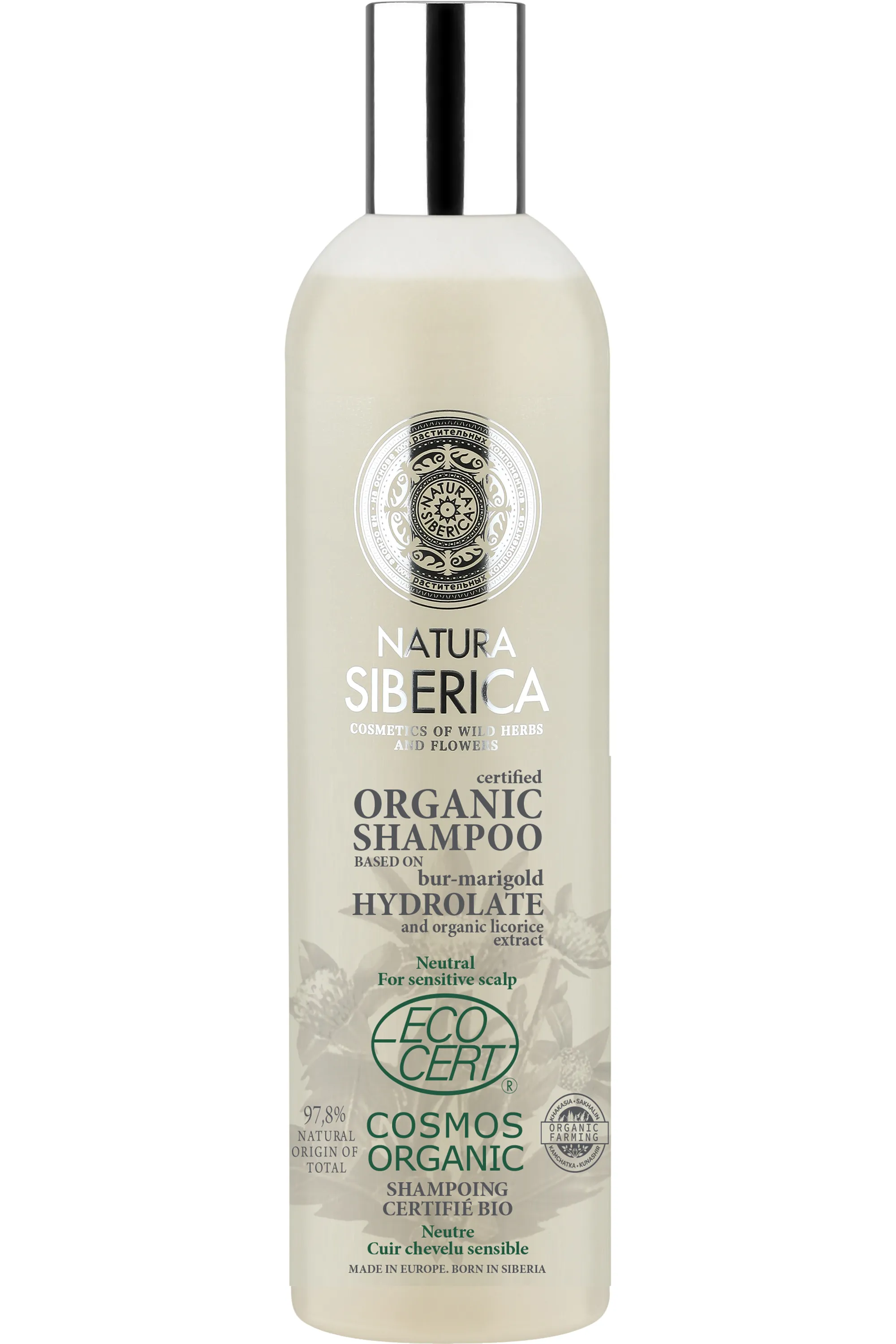 Natura Siberica Shampoing pour cuir chevelu sensible-400 ml