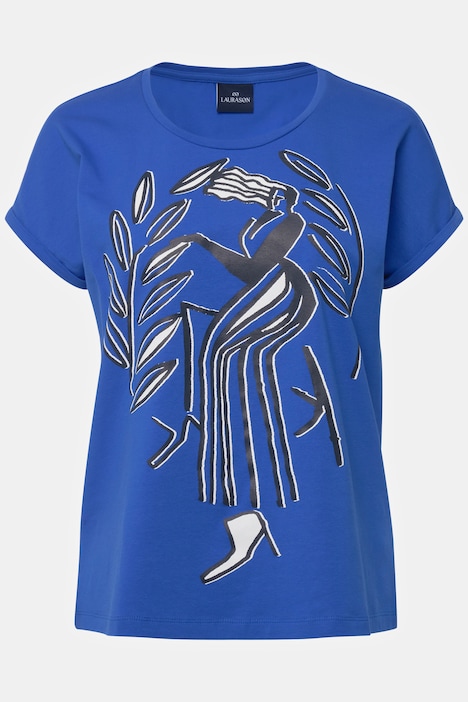 T-Shirt, oversized, Print, Rundhals