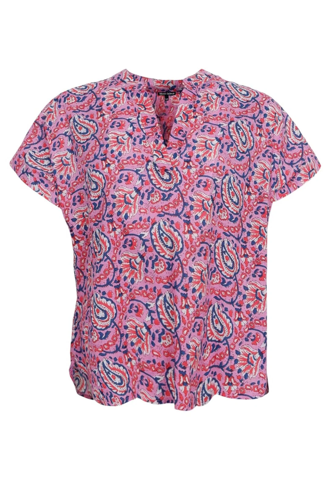 Black Colour Bcflora S/S Blouse 39814