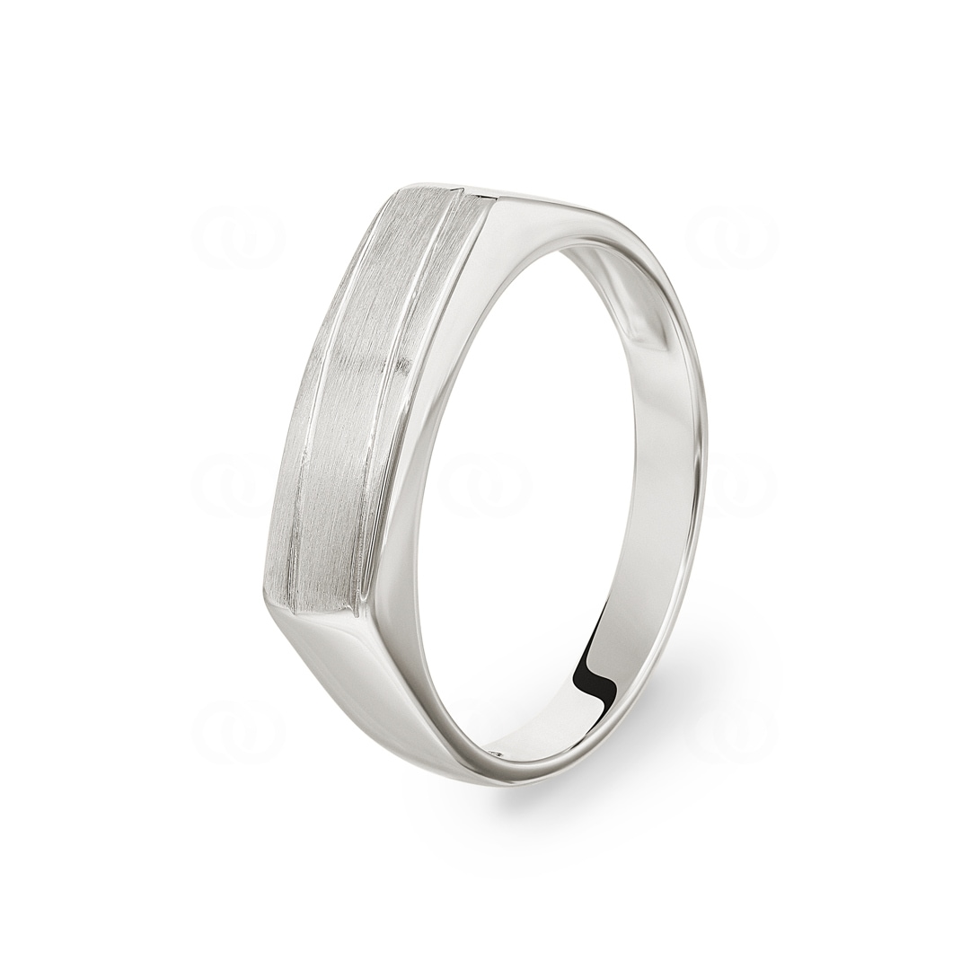 Herrenring 925 Silber rhodiniert