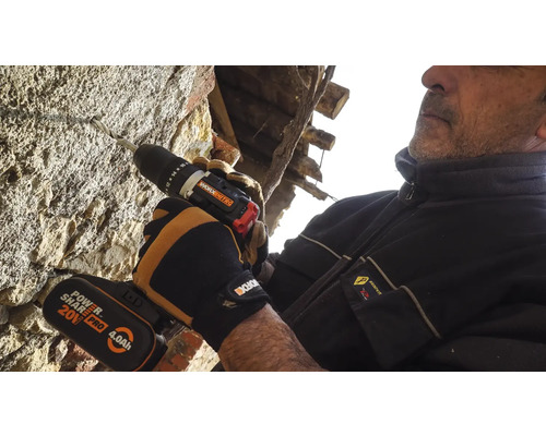 Worx Nitro accu-slagboormachine met snelspanboorkop 20V + GRATIS bonusartikel 20V accu WA3644 (4,0Ah)
