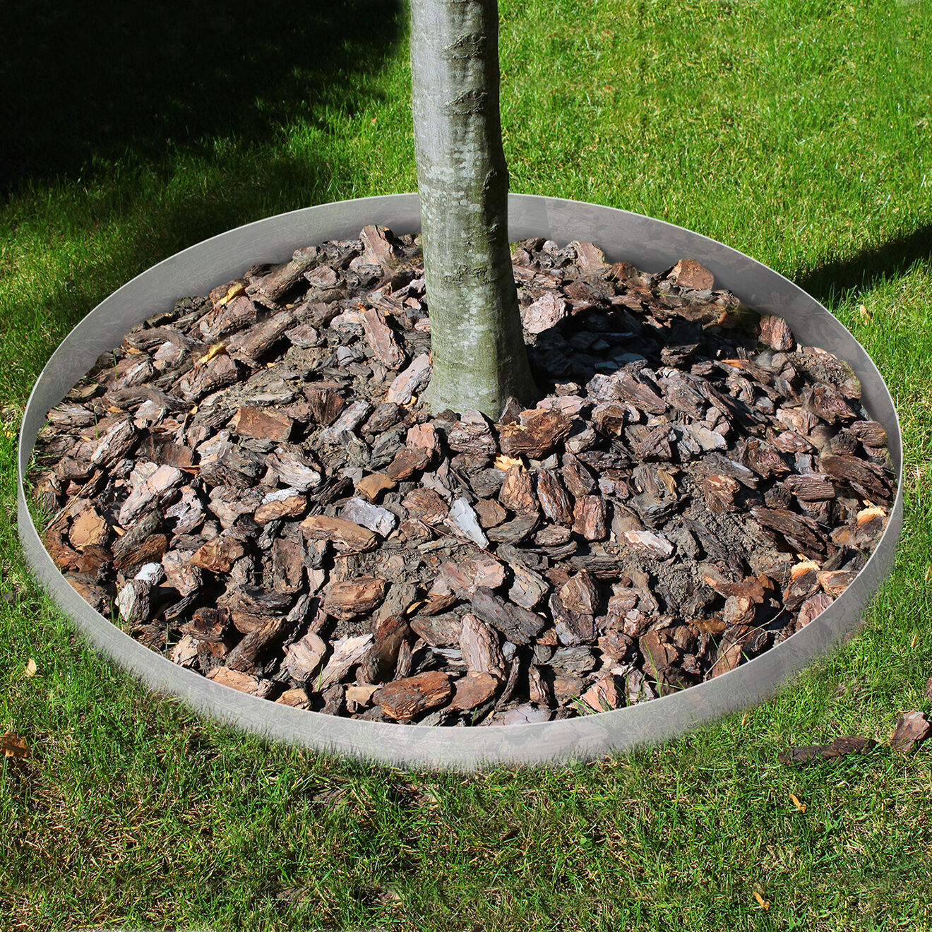 JARDIKT 5 Bordurettes pour parterre en métal acier - 100x12 cm