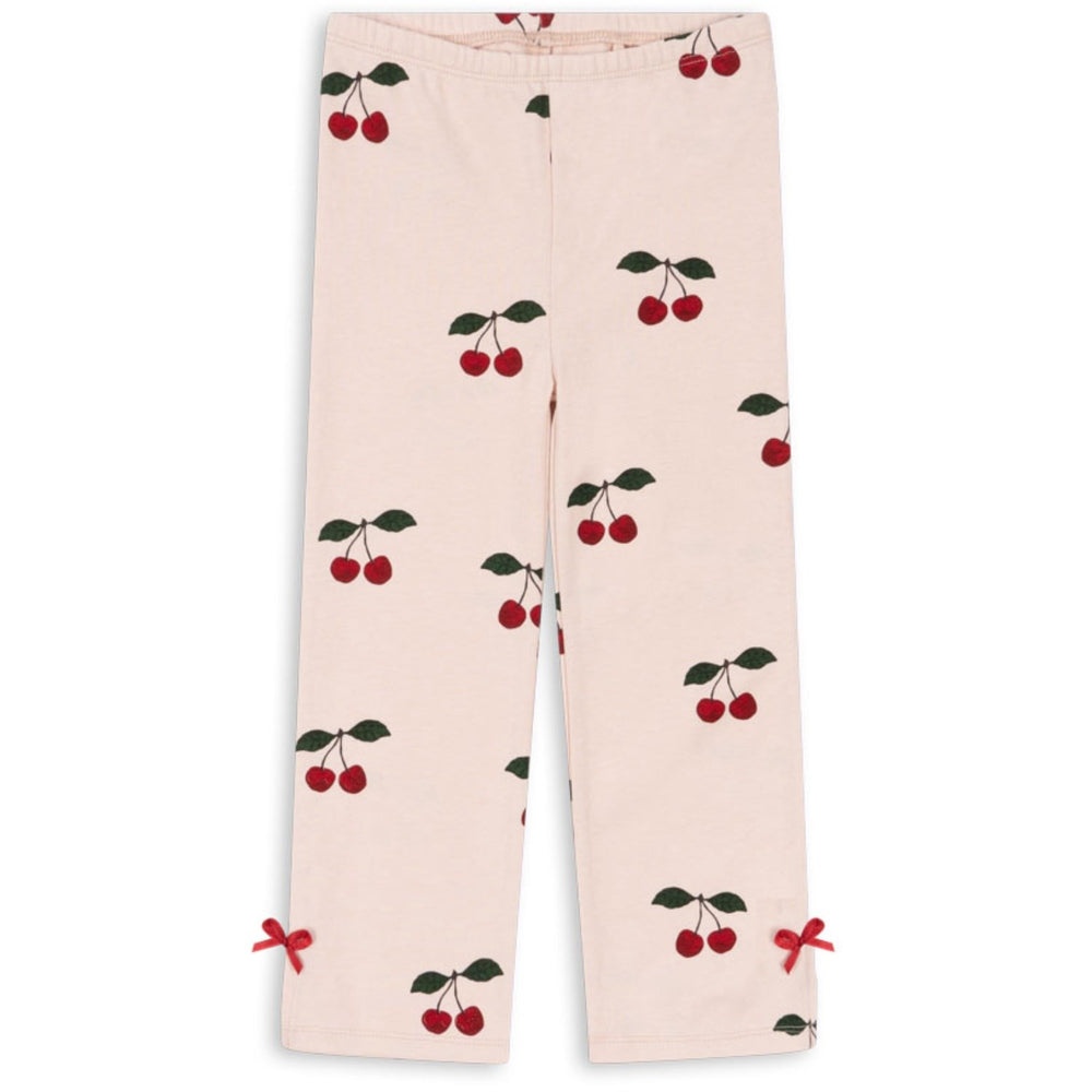 Køb Konges Sløjd Ma Grande Cerise Peony Drey Slit Bukser GOTS