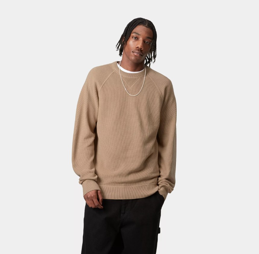 Carhartt WIP Chase Sweater Black / Gold
