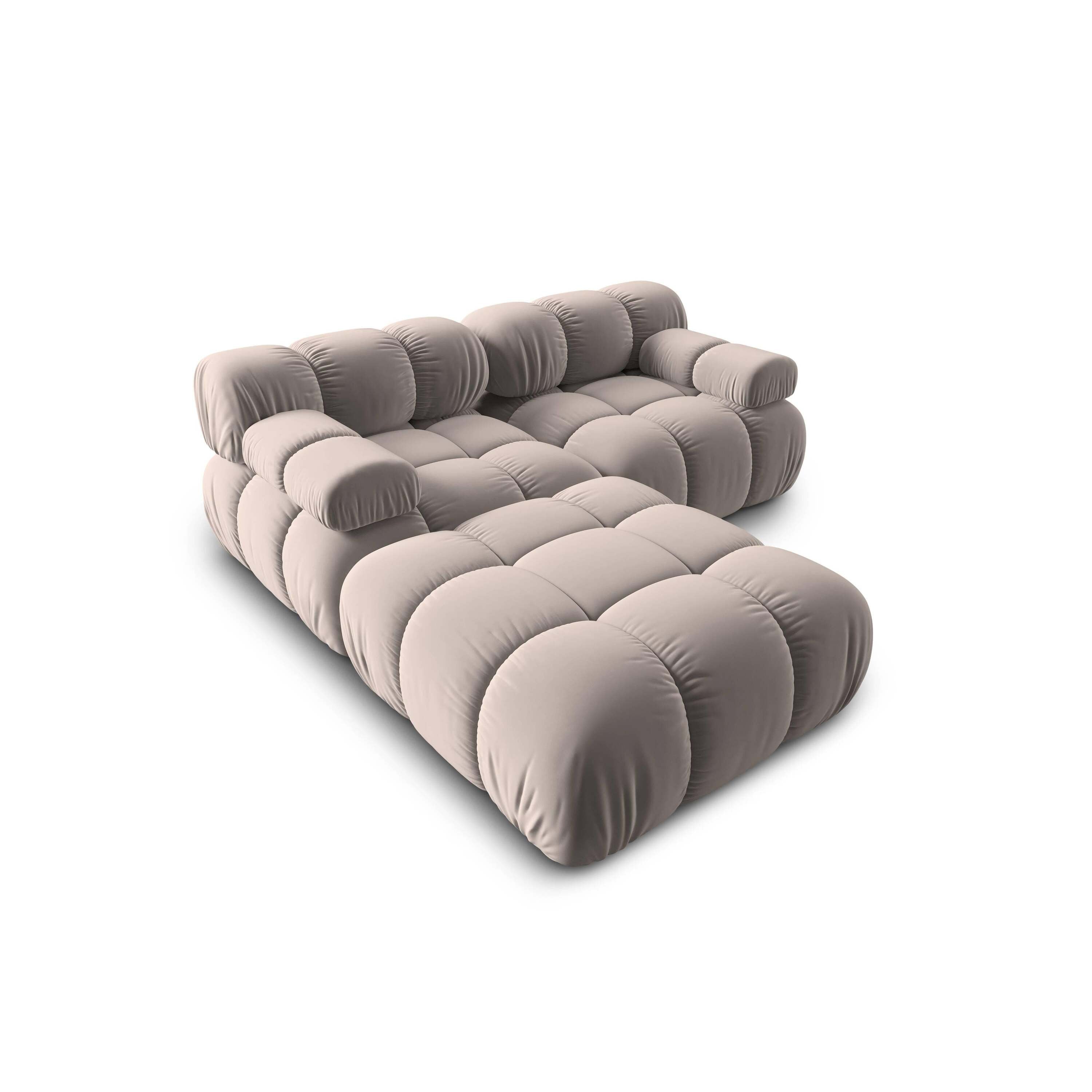 Milo Casa Tropea Modulaire 2-zitsbank met Hocker - Beige