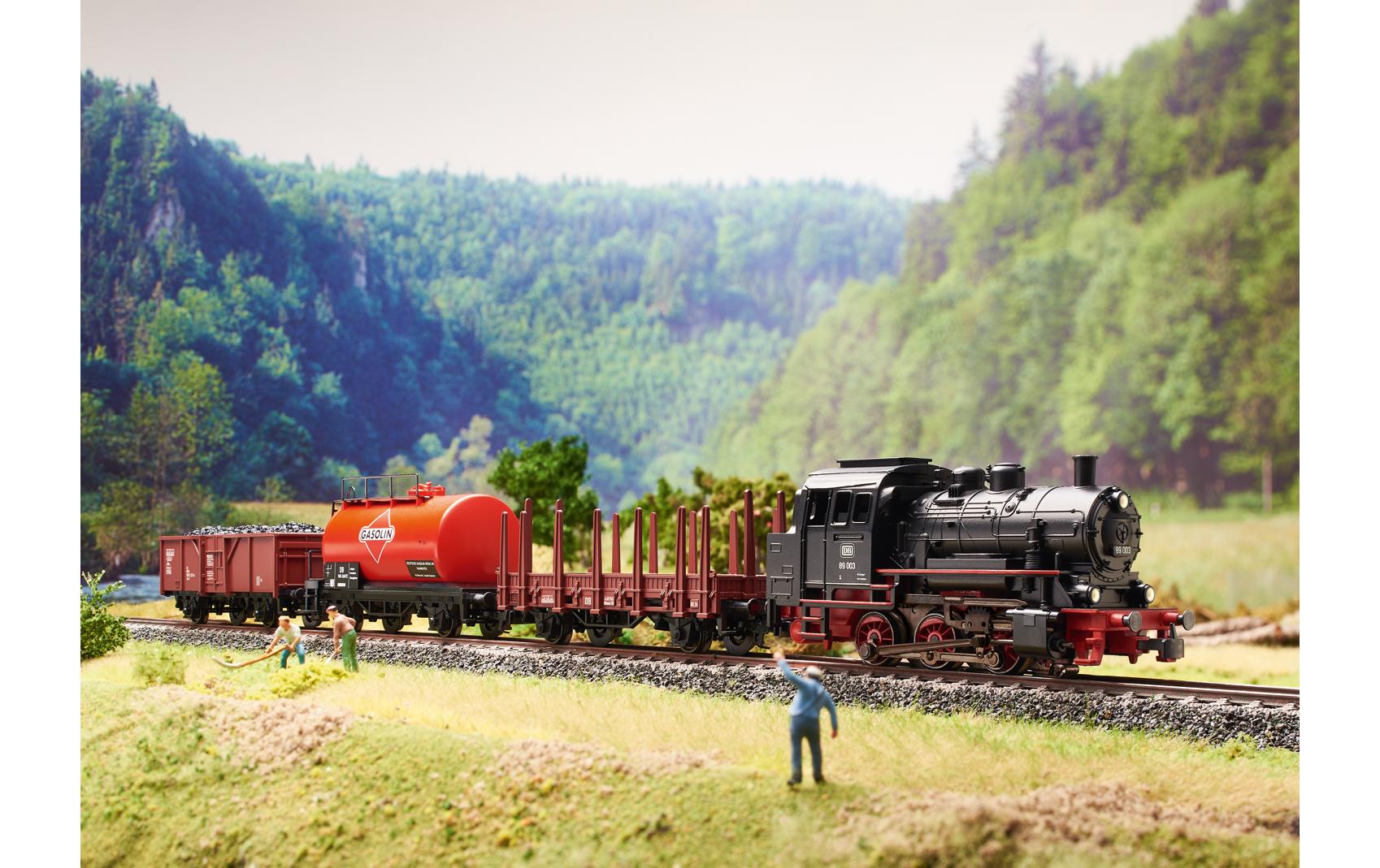 Startpackung Güterzug mit BR 89.0, H0, AC<br>Modelleisenbahn Digital-Startpackung mit Digital-Decoder mfx