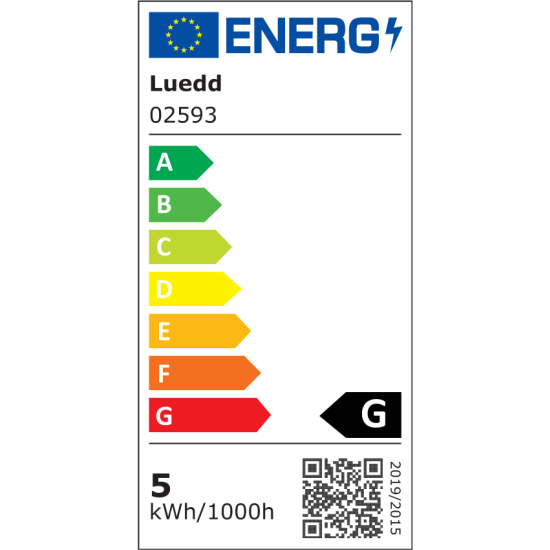 LUEDD GU10 LED lamp schemersensor 5W 380 lm 2700K
