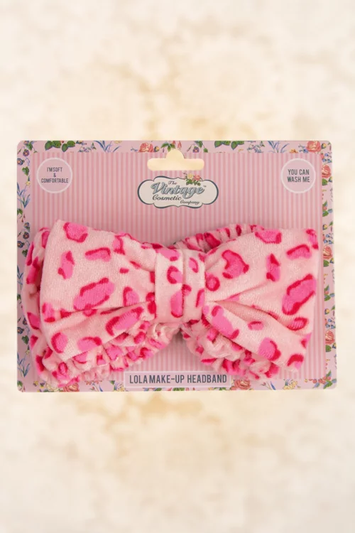 The Vintage Cosmetic Company Lola Make-Up hoofdband in roze