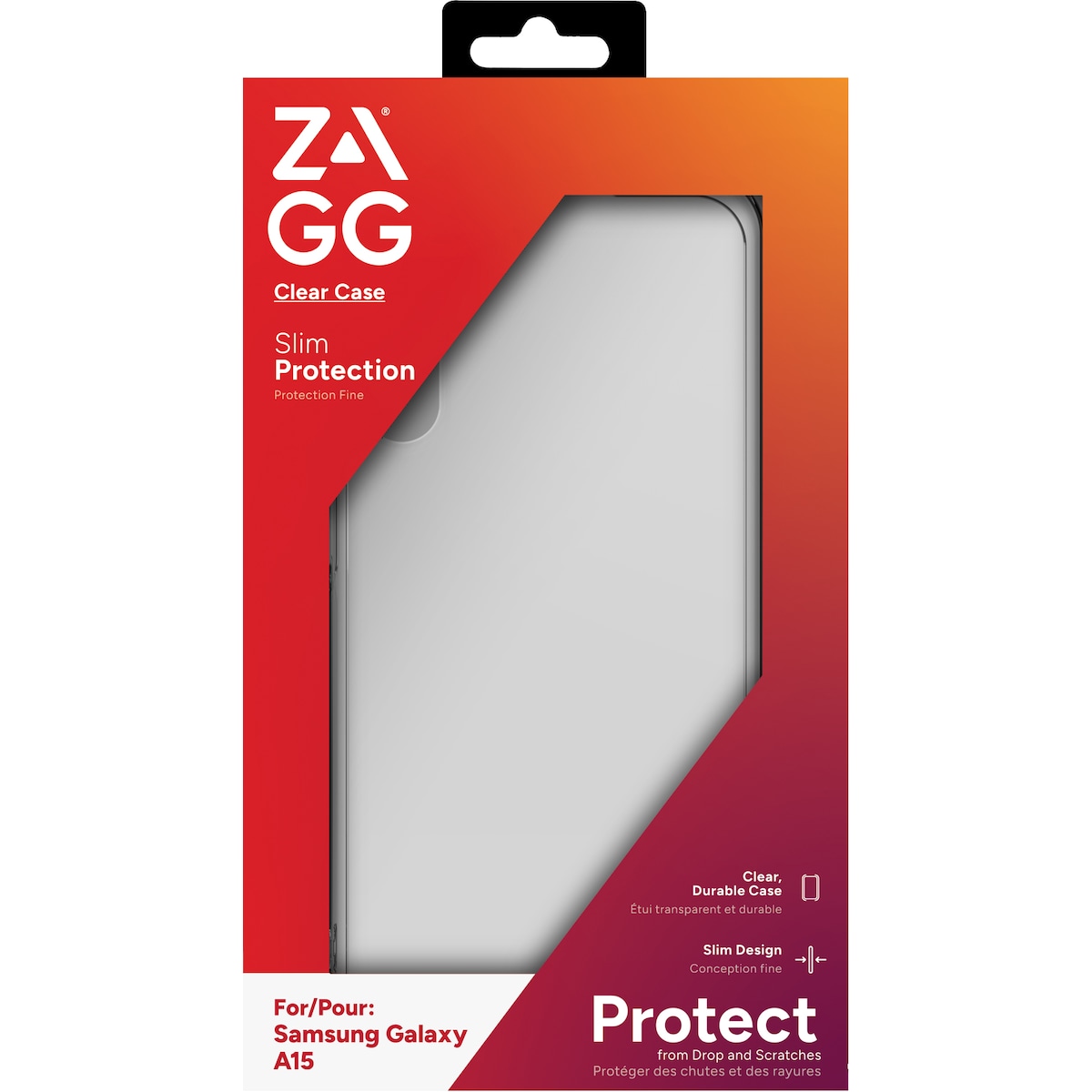 Zagg Samsung Galaxy A15 gjennomsiktig deksel