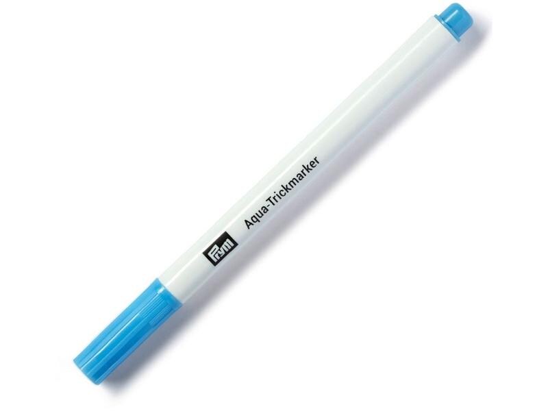 Prym Trick-Marker Aqua Wasserlöslich, Türkis Faserschreiber für das Anzeichnen von Markierungen