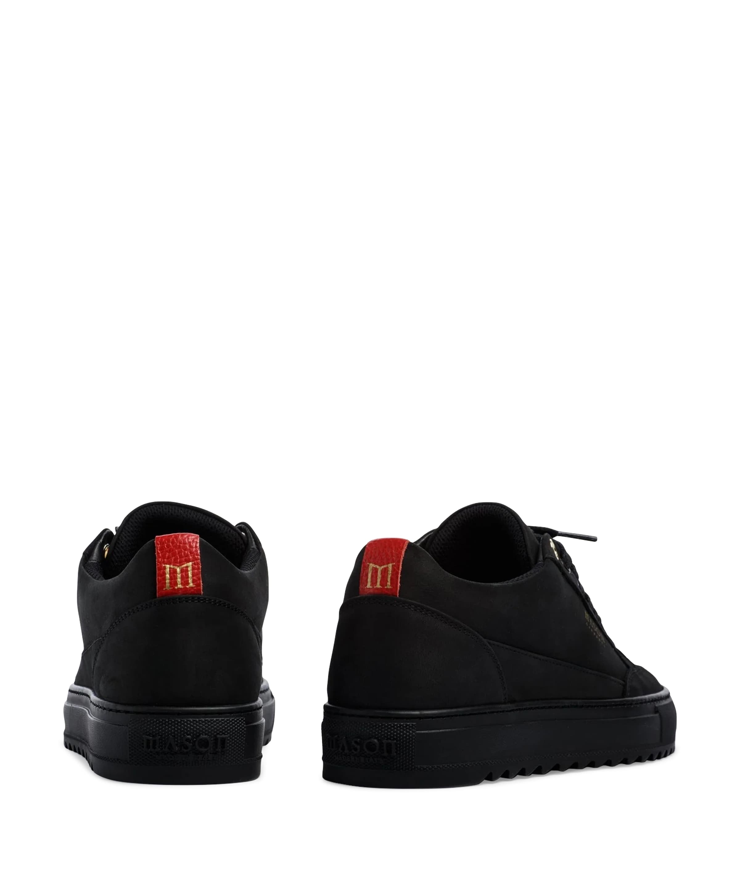 Mason Garments Tia Nabuk ESS heren sneakers zwart