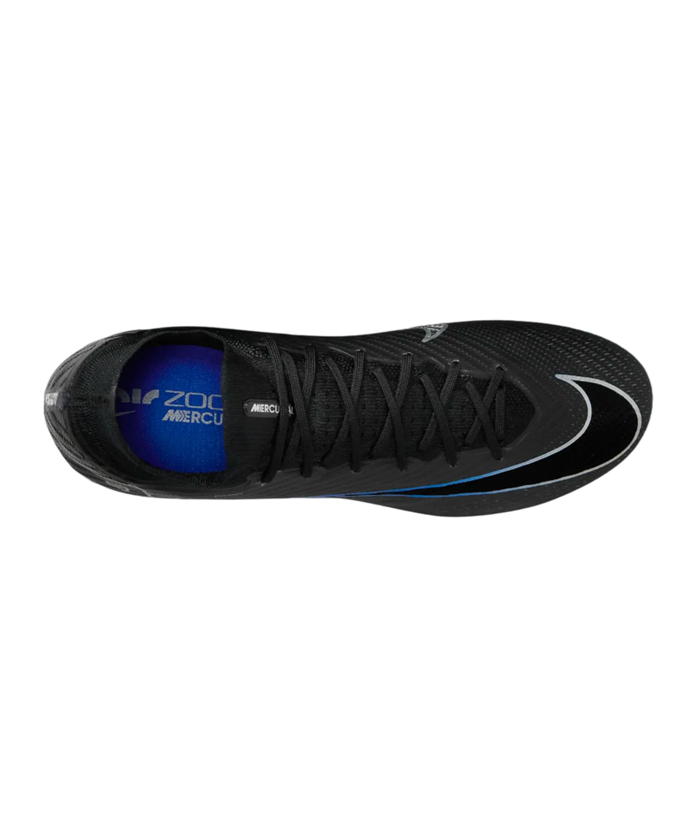 Nike Air Zoom Mercurial Superfly IX Elite FG Shadow Schwarz Silber Blau F040
