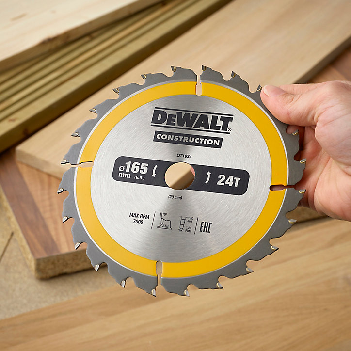 Lame de scie circulaire multimatériaux DeWalt Medium ø165x20mm