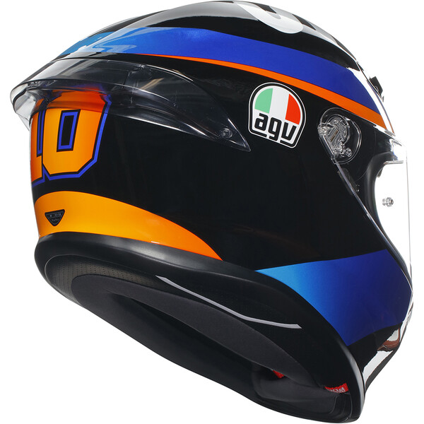 AGV - Casque K6 S Marini Sky Racing Team 2021 Noir / Bleu