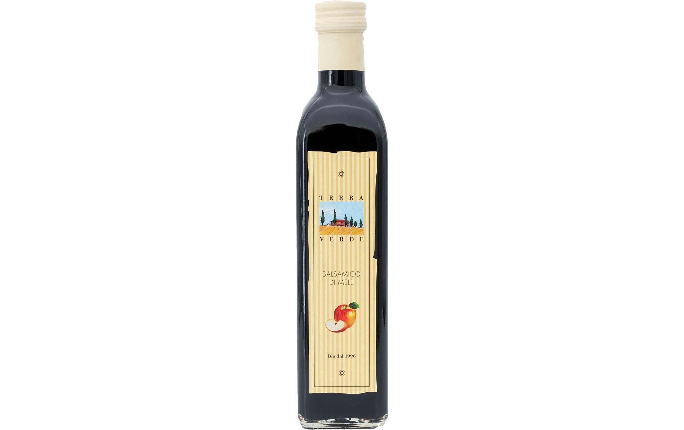 Balsamico di mele 500 mlFruchtig-milder Apfel-Balsamico für Dressings, Marinaden und feine Saucen