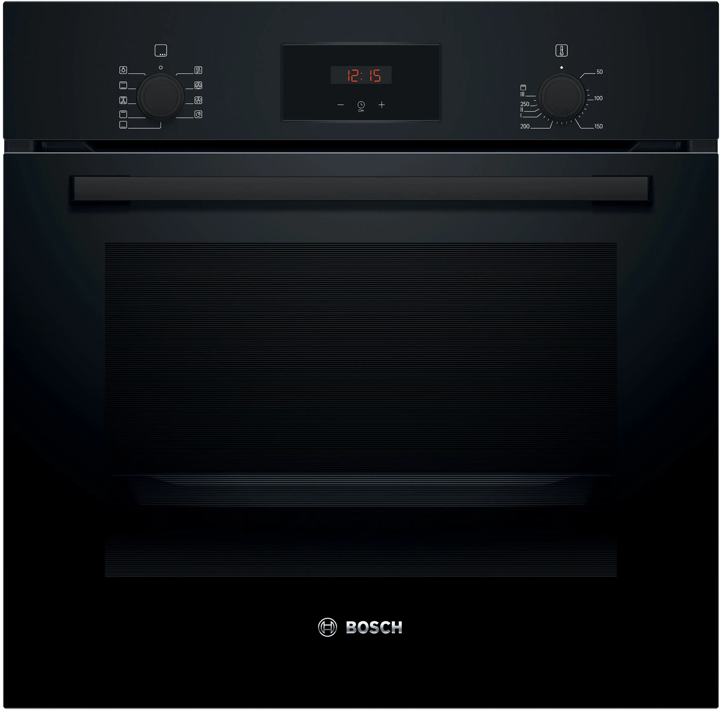 Serie 2 Bakoven 60 x 60 cm Zwart