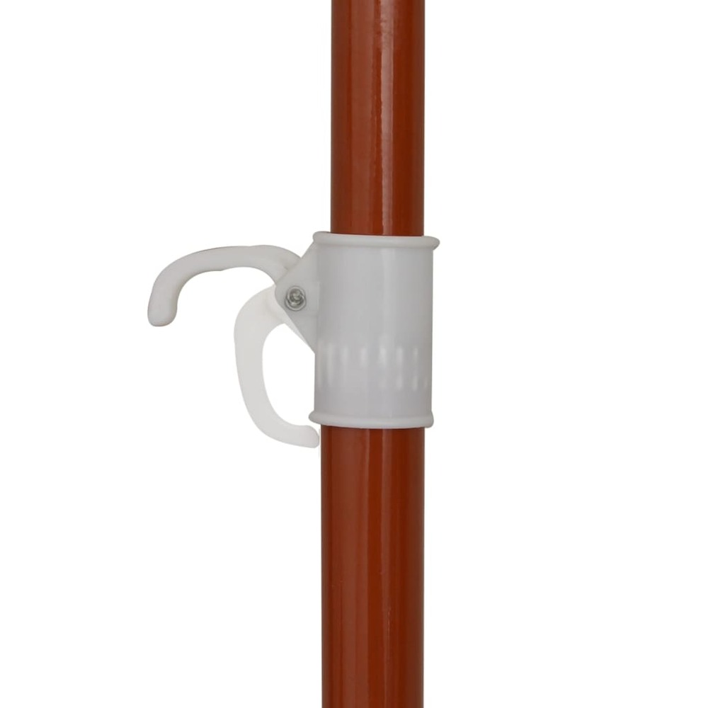 Parasol avec mât en acier 240 cm sable