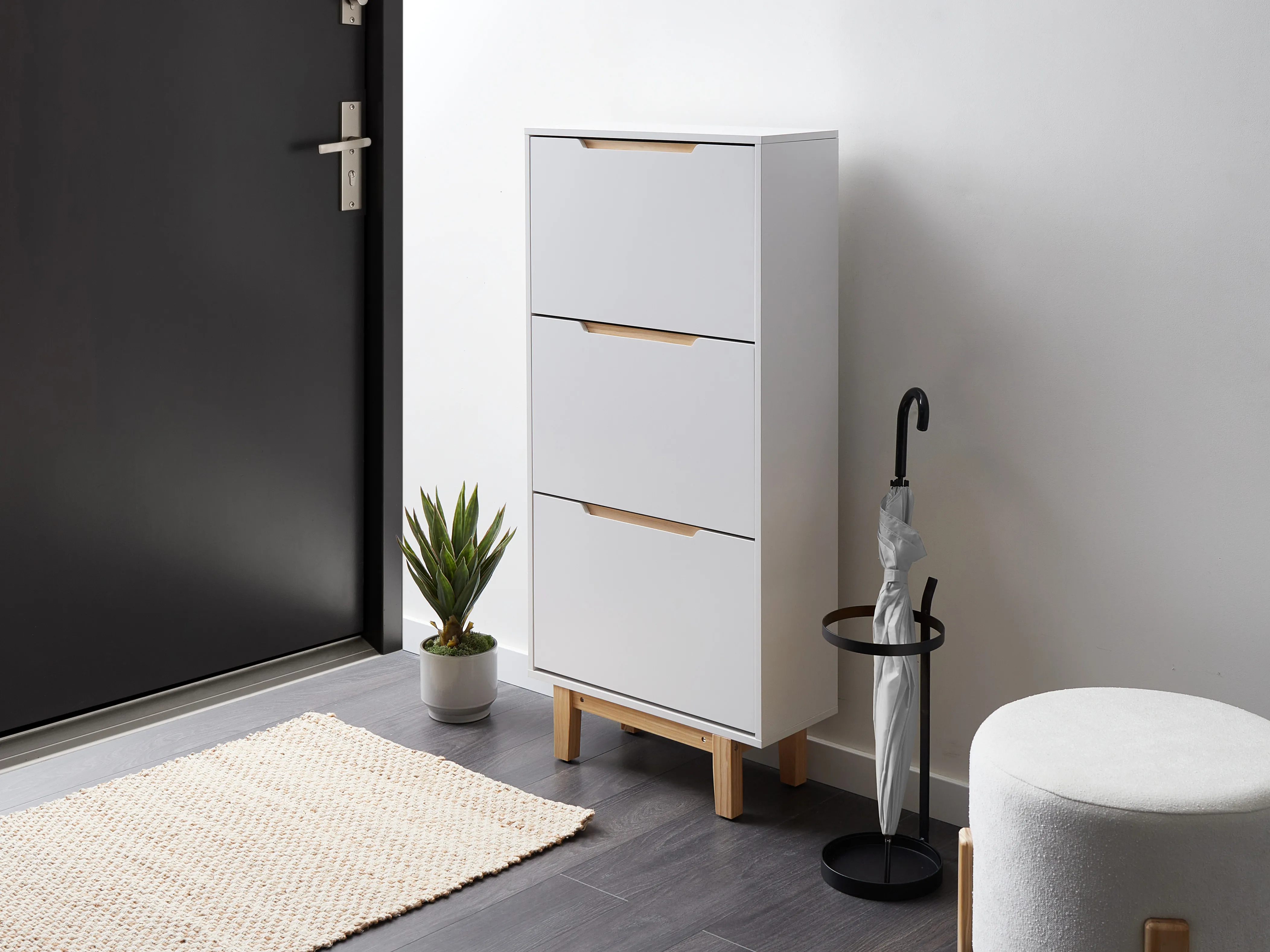 Schoenenkast SANDFLY Wit