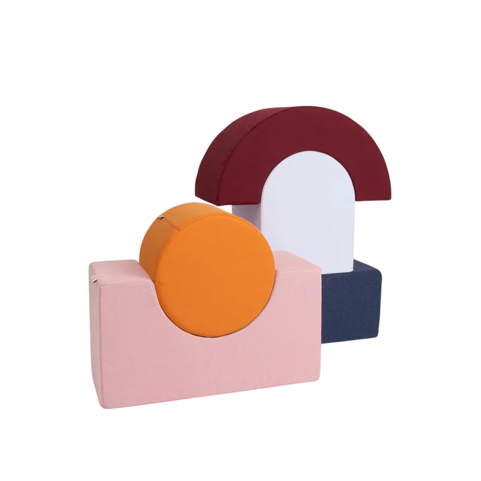 Softbausteine Set Zirkus Blush / Tangerine / Berry / Sky / Midnight