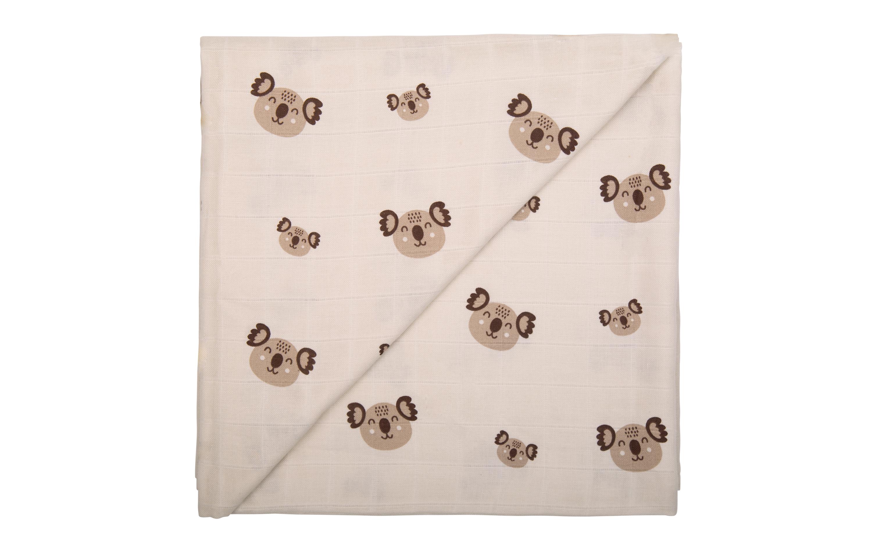 Mulltuch classic Hearts 120 x 120 cmDas ideale Allzwecktuch für Ihr Baby