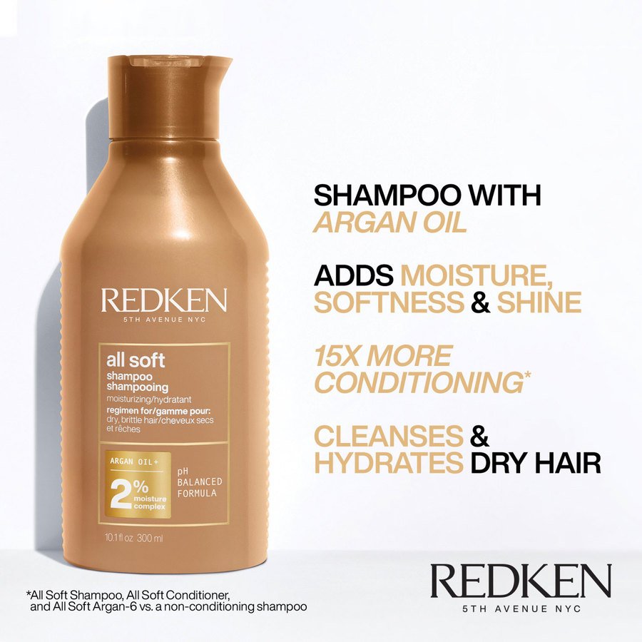 Redken All Soft Shampoo 300ml