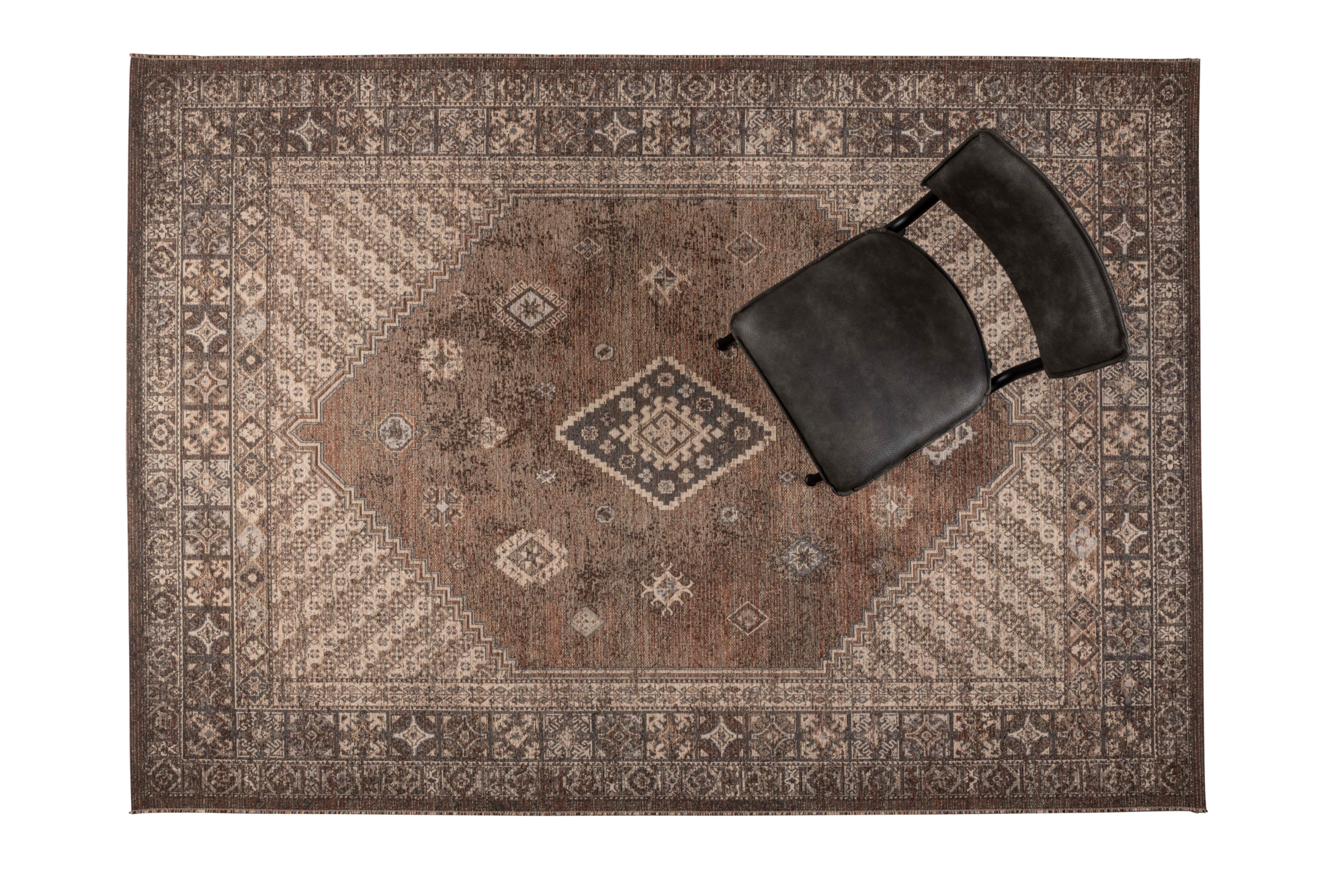 CARPET DEVON EARTHY BROWN M 170 X 240