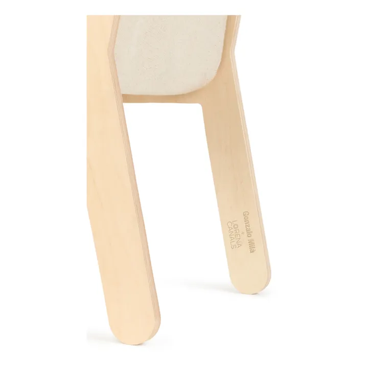 Lorena Canals Chaise Sillita en bouleau déhoussable