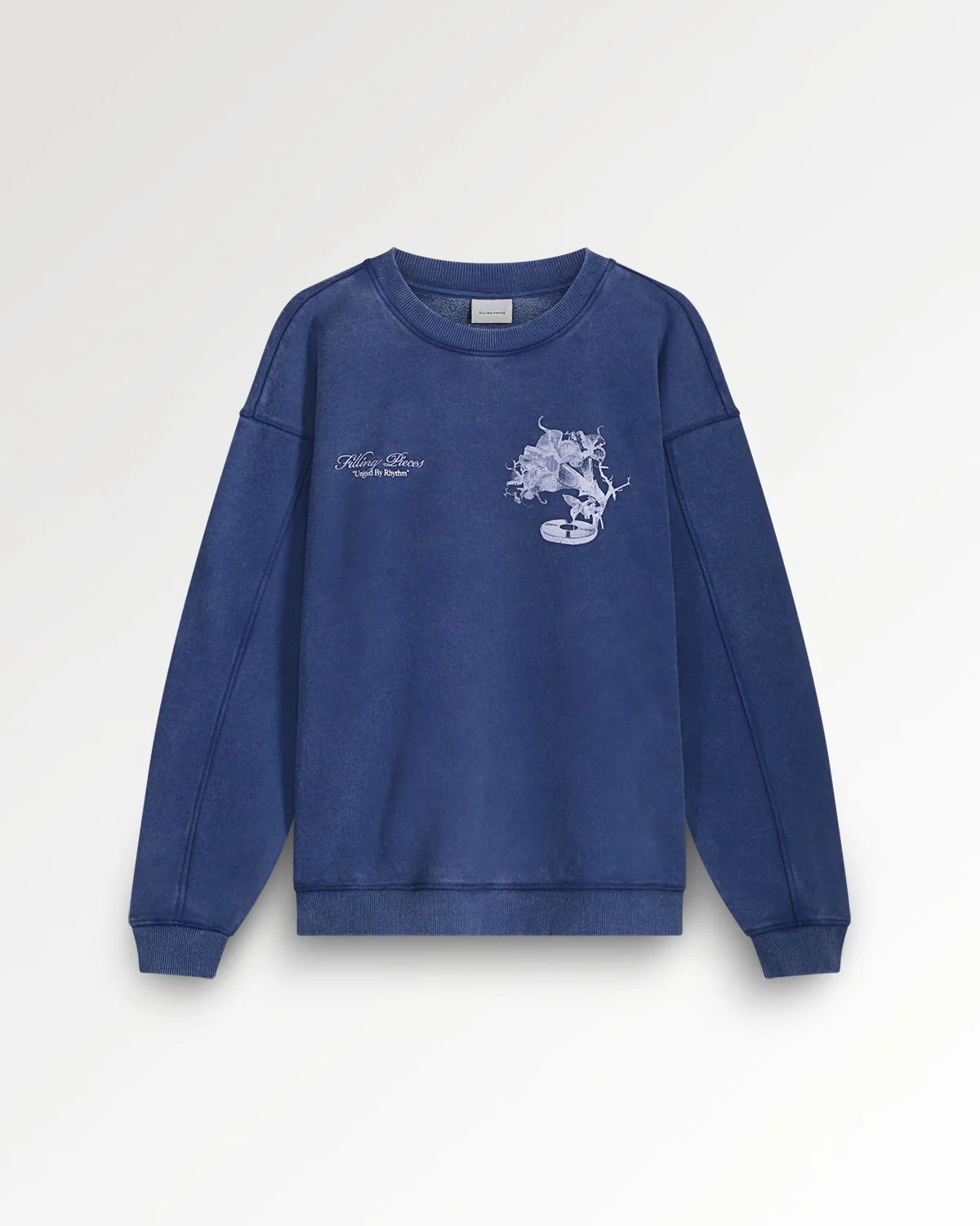 Sweatshirt Gramophone Vintage Blue