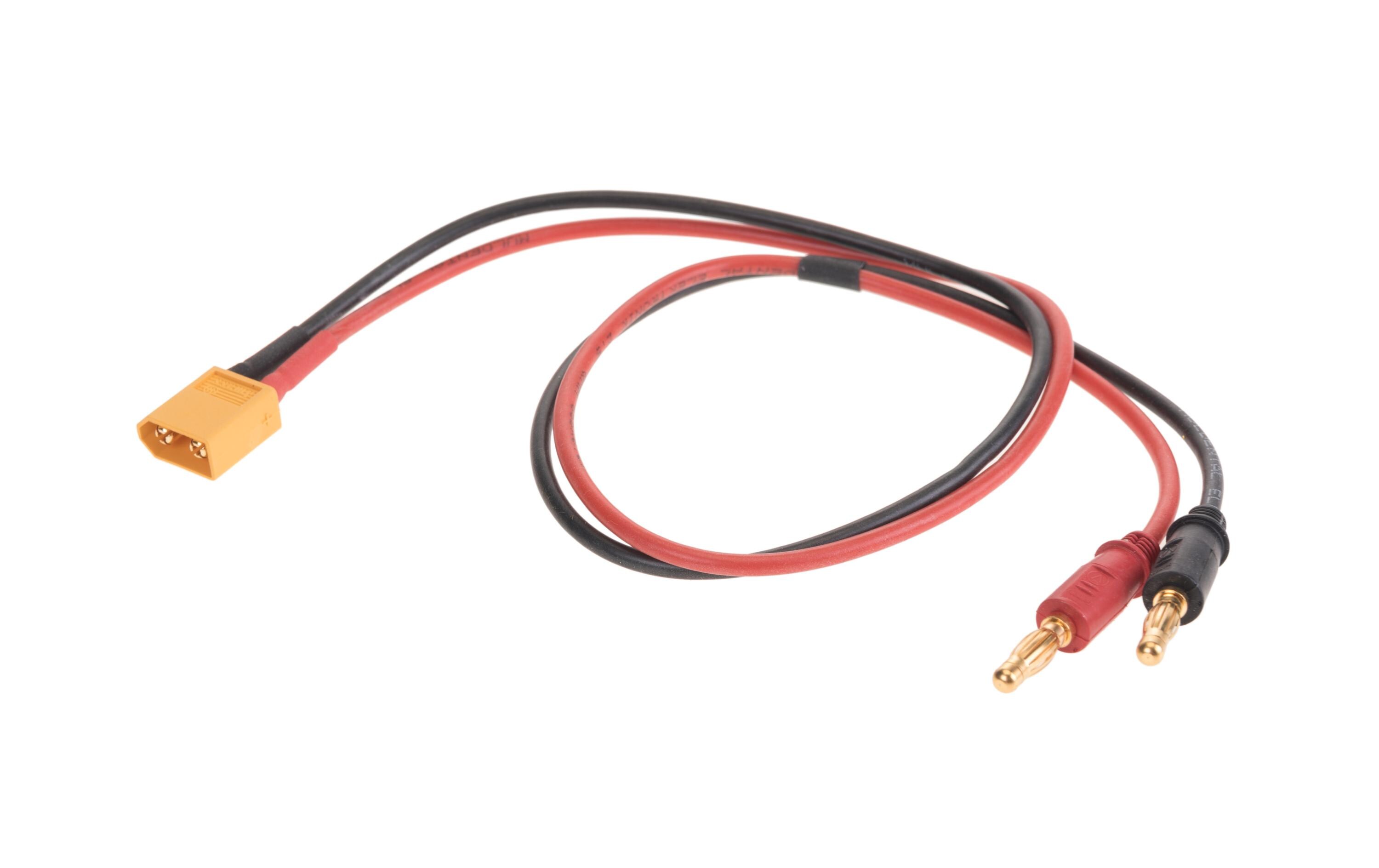 Ladekabel 4 mm Bananenstecker zu XT60Ladekabel XT60 mit 4-mm-Bananestecker, 30 cm