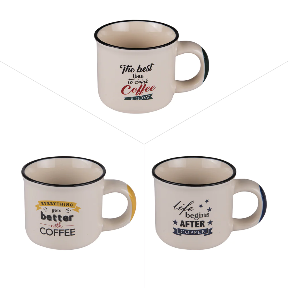 Tasses Zinc 11 cl (lot de 3) Trend'up