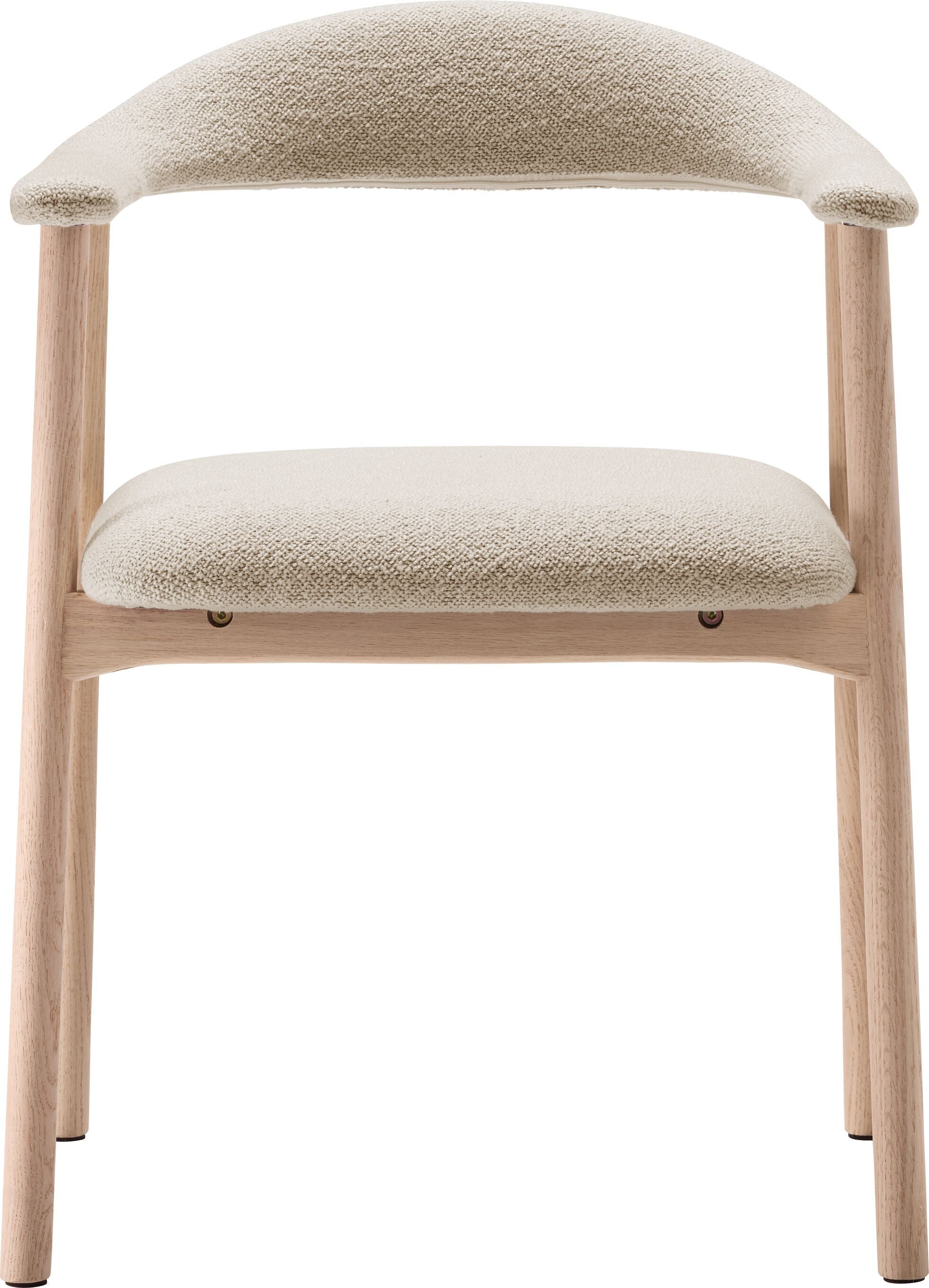 ARYA Stuhl - Beige / B: 56.0 cm x T: 54.0 cm x H: 75.5 cm