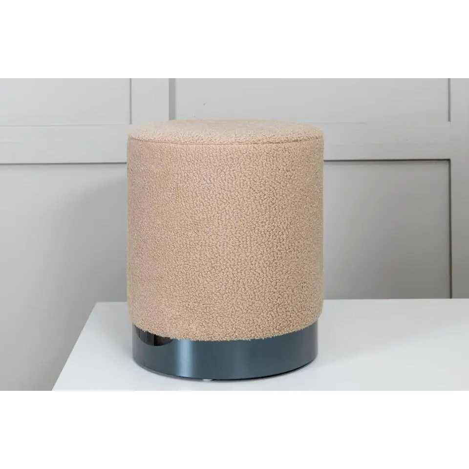 Svea - Cleo poef - teddy - beige