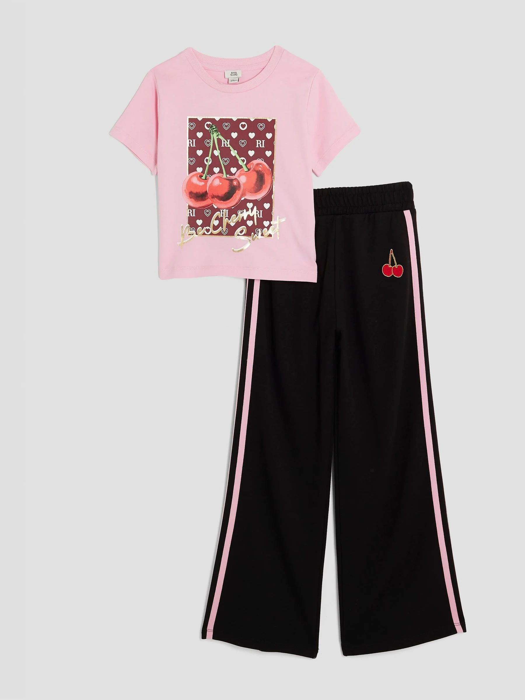 River Island Girls Tracksuit Set