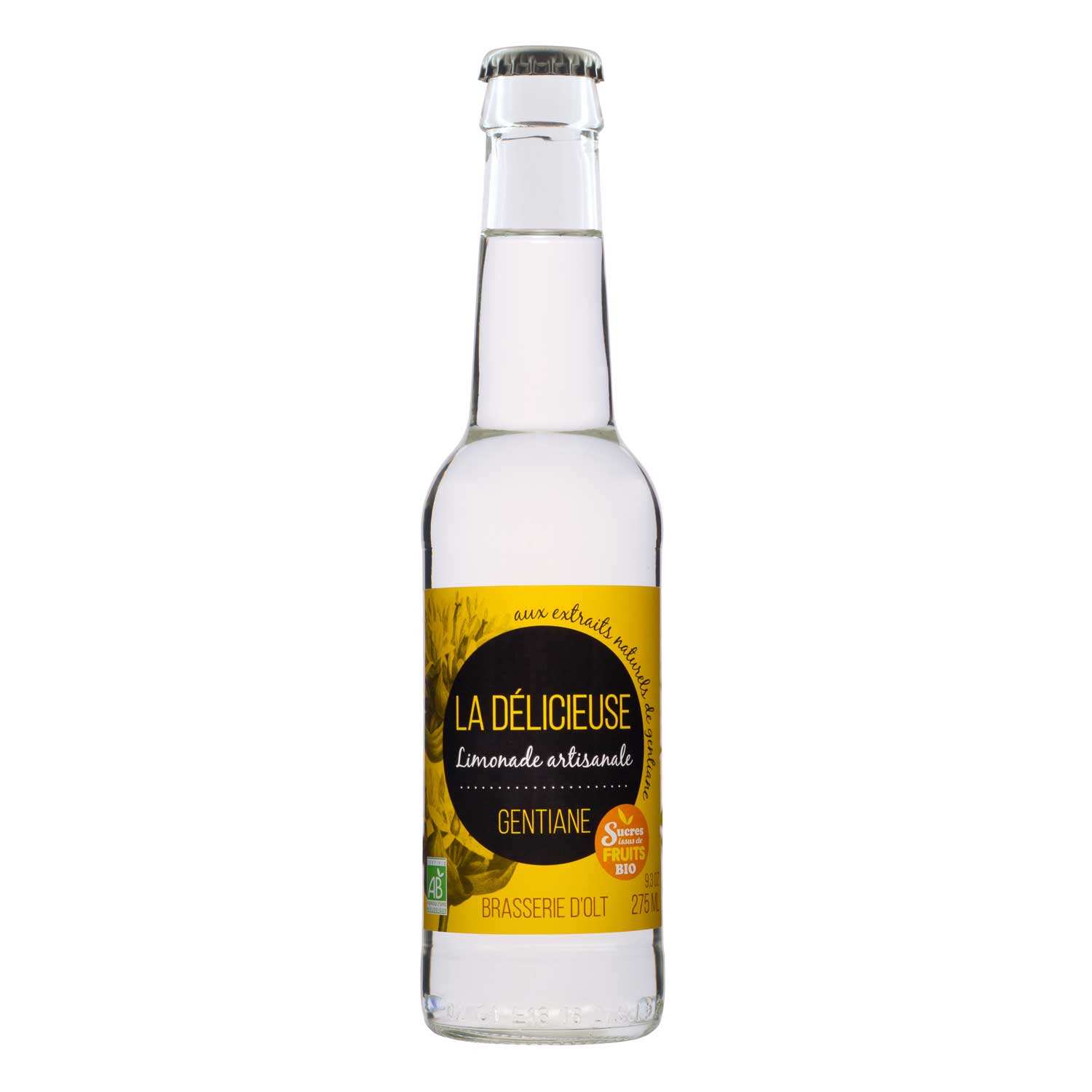 Limonade bio à la Gentiane de la Brasserie d' Olt