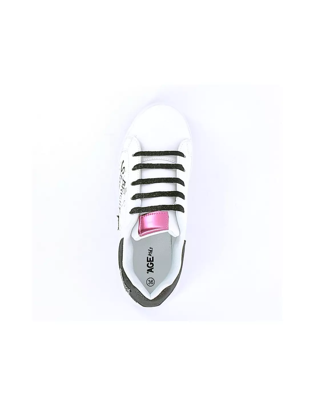 AGE KIDS 139 740 - Sneakers Noirfushia