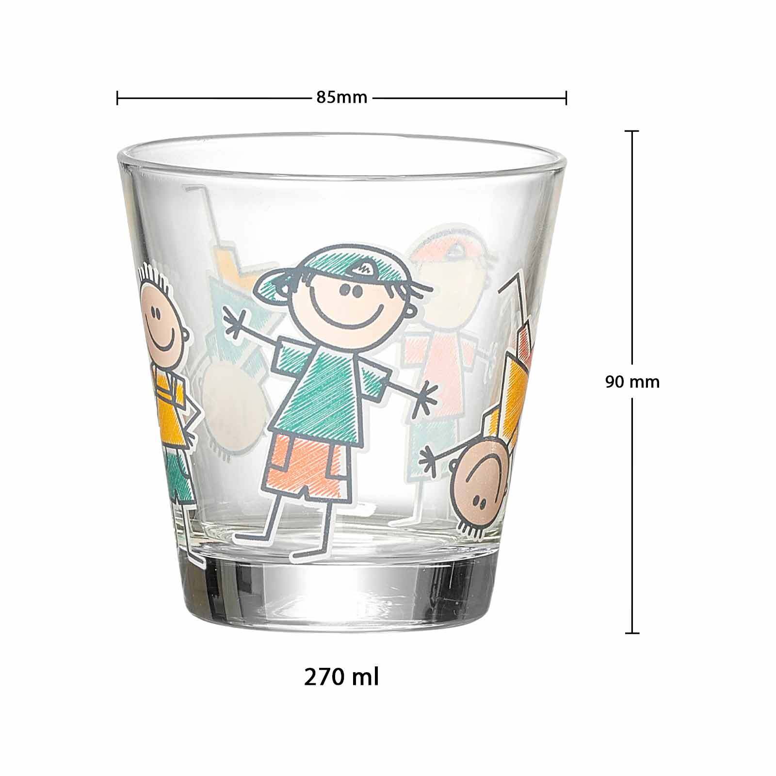 Ritzenhoff & Breker Trinkgläser Boys & Girls BEST FRIENDS 270 ml 6er Set