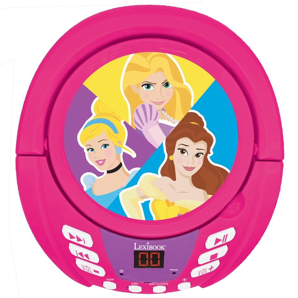 Lexibook - Disney Prinsesse - Bluetooth CD Afspiller